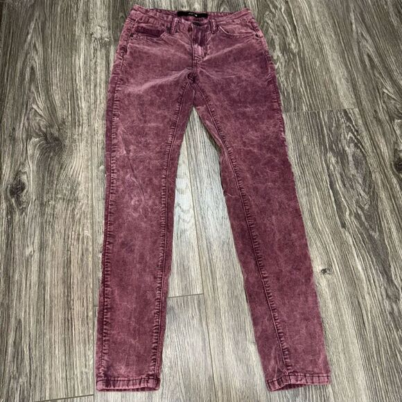 Joe's Velvet Purple Skinny Jeans Size 12 - Picture 1 of 4